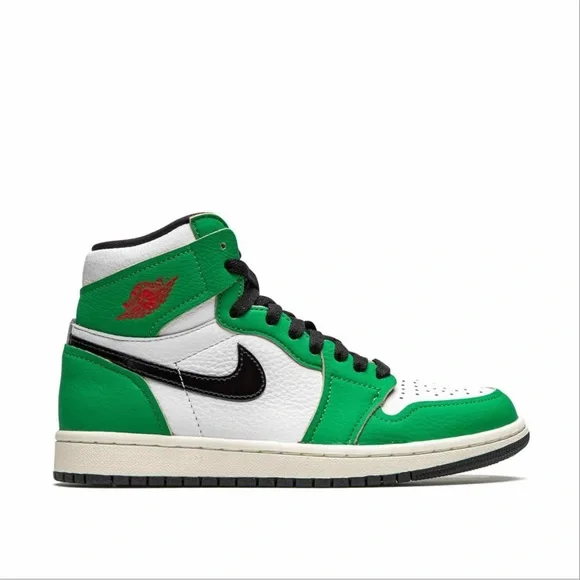 Jordan 1 Retro High Lucky Green (W) Sneakers - Picture 4 of 8